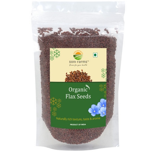 Organic Flaxseeds - 200 Gm