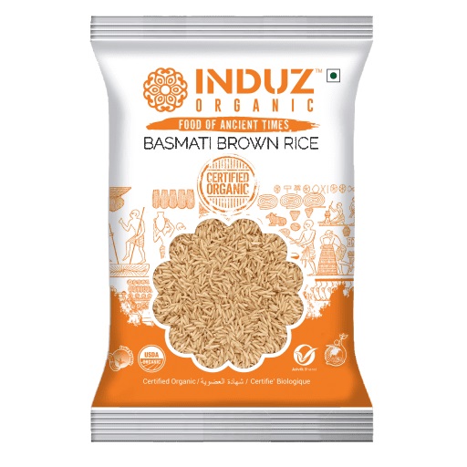 Organic Basmati Brown Rice 500 GMS