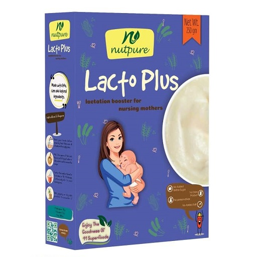 NutPure Lacto Plus Breastfeeding Mothers | 100% Natural Lactation to boost mother's milk supply | With The Goodness of 11 Superfoods (Nuts, Millets/Cereals & Pulses)