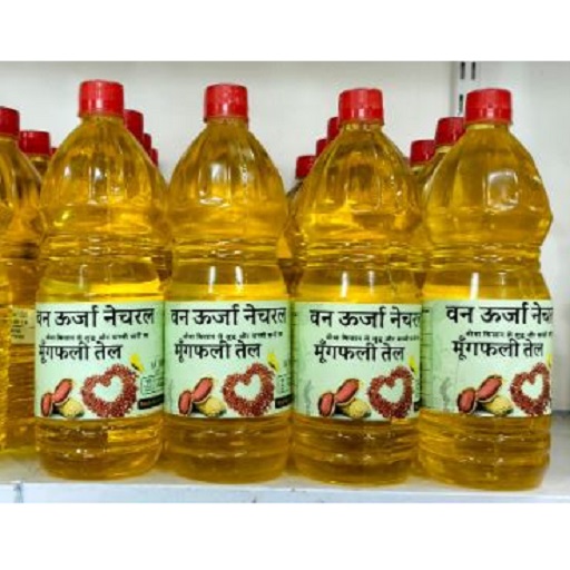 Natural Ground nut oil Lakdi ghani cold pressed