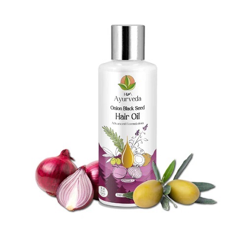 Natural Onion Black Seed Natural and Ayurvedic Hair Oil