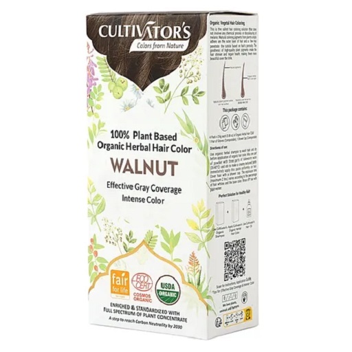 Organic Herbal Hair Color - Walnut