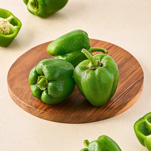 Organic Green-capsicum