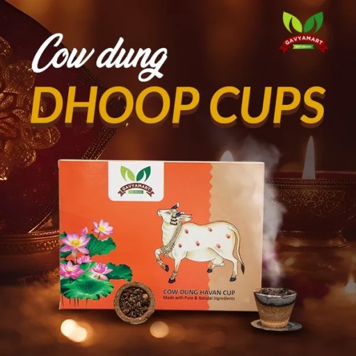 Gavyamart Cow Dung Dhoop Cup