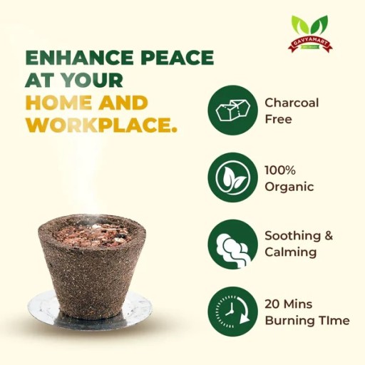 Gavyamart Cow Dung Dhoop Cup