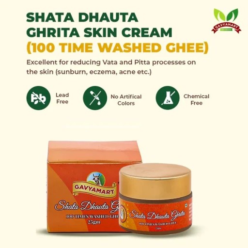 Gavyamart organic Shata Dhauta Ghrita face Cream