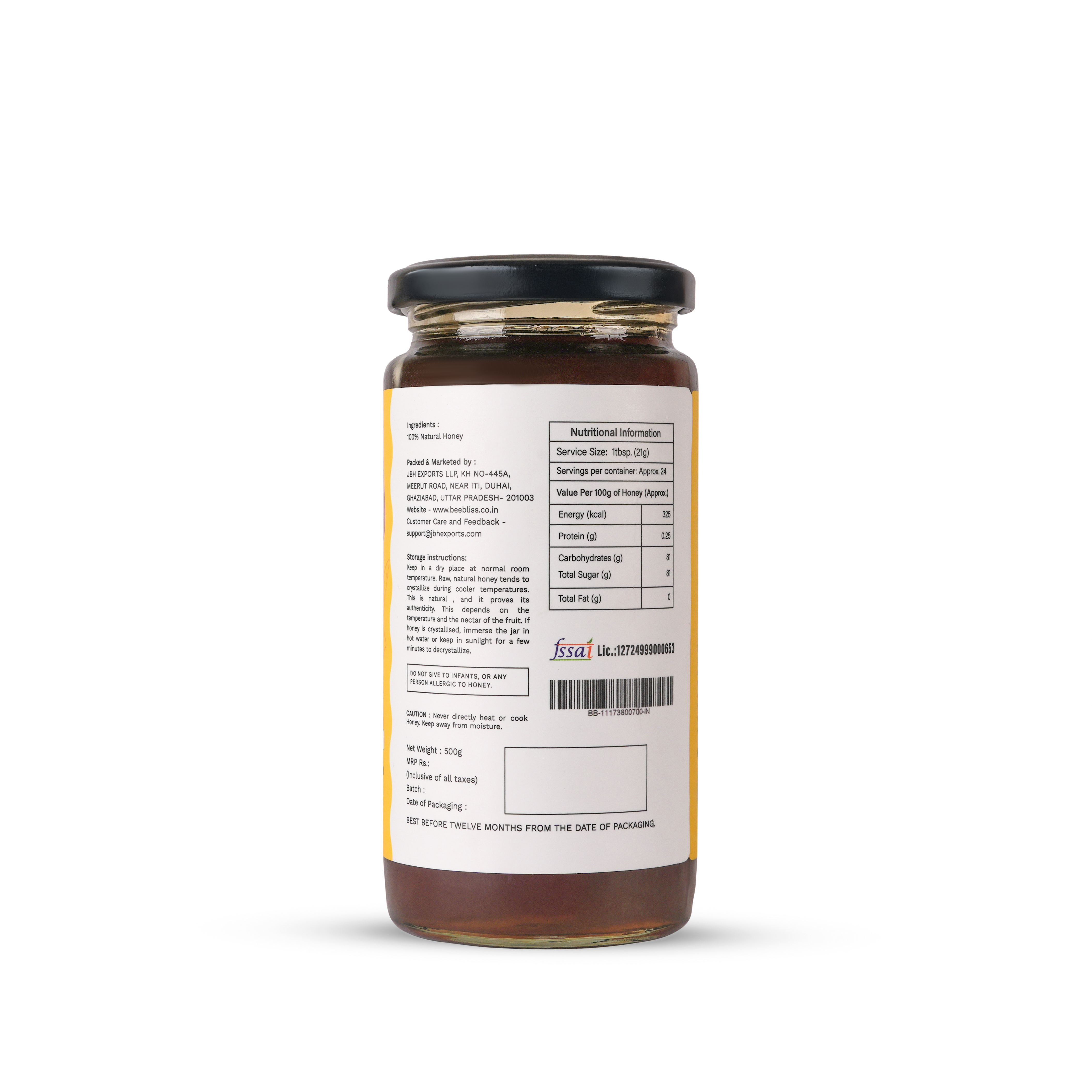 ORGANIC SUNFLOWER HONEY