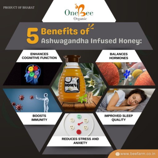 ORGANIC ASHWAGANDHA INFUSED HONEY