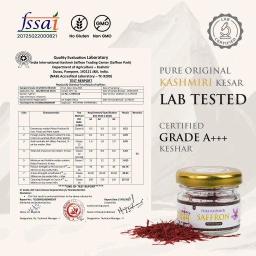 Natural Kashmiri Saffron