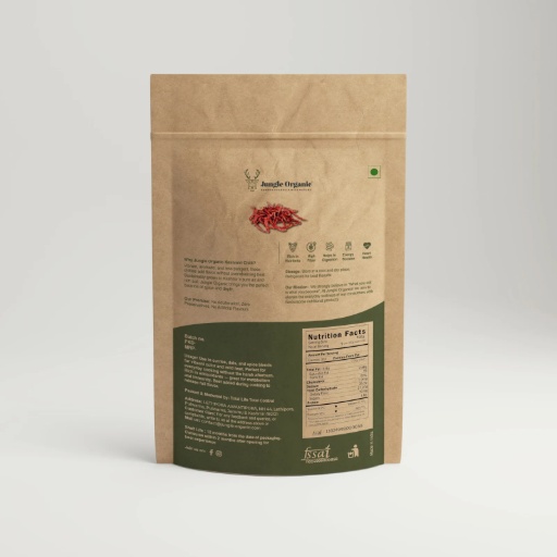 Jungle Organic Kashmiri Chilli – Mild Heat & Vibrant Color